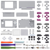 eXtremeRate Classic 1989 GB DMG-01 Replacement Full Housing Shell for Nintendo DS Lite, Custom Handheld Console Case Cover with Buttons, Screen Lens for Nintendo DS Lite NDSL - Console NOT Included - DSLY003