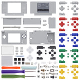 eXtremeRate SFC SNES Classic EU Style Replacement Full Housing Shell for Nintendo DS Lite, Custom Handheld Console Case Cover with Buttons, Screen Lens for Nintendo DS Lite NDSL - Console NOT Included - DSLY006