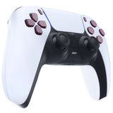 eXtremeRate Replacement D-pad R1 L1 R2 L2 Triggers Share Options Face Buttons, Dark Grayish Violet Full Set Buttons Compatible with ps5 Controller BDM-030/040 - Controller NOT Included - JPF1018G3