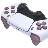 eXtremeRate Replacement D-pad R1 L1 R2 L2 Triggers Share Options Face Buttons, Dark Grayish Violet Full Set Buttons Compatible with ps5 Controller BDM-030/040/050 - Controller NOT Included - JPF1018G3