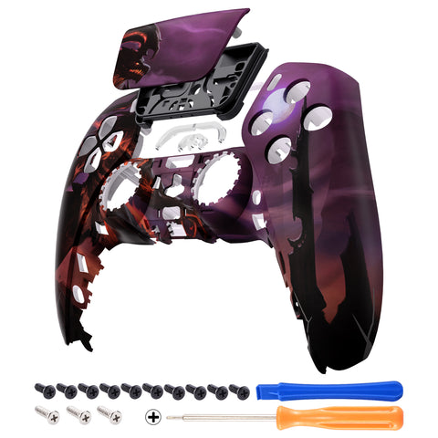 eXtremeRate Dragon King Front Housing Shell Compatible with ps5 Controller BDM-010 BDM-020 BDM-030, DIY Replacement Shell Custom Touch Pad Cover Compatible with ps5 Controller - ZPFR006G3