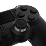 eXtremeRate Black & Clear Dual-Color Replacement 3D Joystick Thumbsticks for PS4 Slim Pro Controller - P4J0128