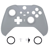 eXtremeRate Replacement Front Housing Shell Case for Xbox One Elite Series 2 & Elite 2 Core Controller (Model 1797) - New Hope Gray - ELP337