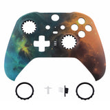 eXtremeRate Replacement Front Housing Shell Case for Xbox One Elite Series 2 & Elite 2 Core Controller (Model 1797) - Gold Star Universe - ELT102