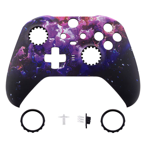 eXtremeRate Replacement Front Housing Shell Case for Xbox One Elite Series 2 & Elite 2 Core Controller (Model 1797) - Surreal Lava - ELT126