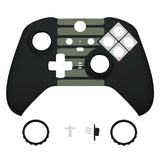 eXtremeRate Replacement Front Housing Shell Case for Xbox One Elite Series 2 & Elite 2 Core Controller (Model 1797) - Classic NES Style - ELT137