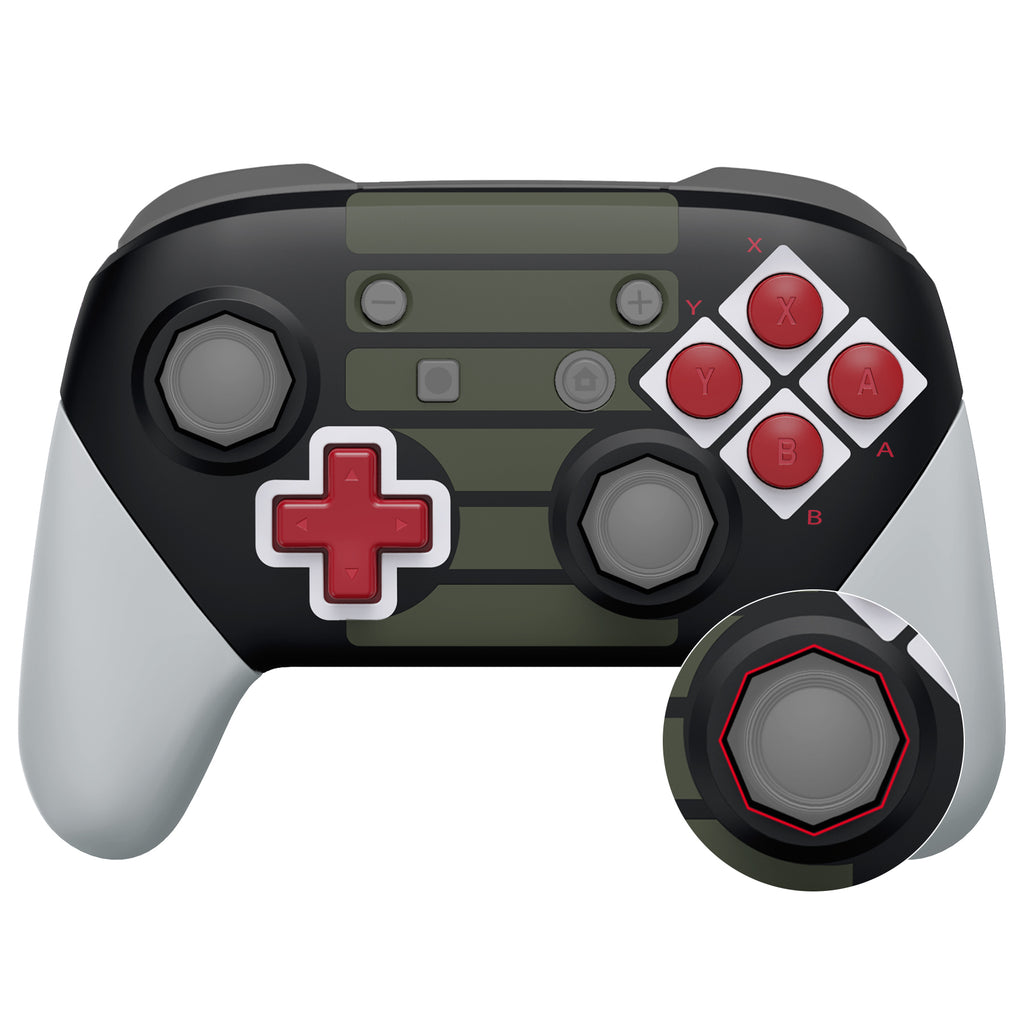 eXtremeRate Classic NES Style Faceplate Backplate Handles Cover, Octag ...