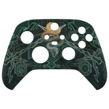 eXtremeRate Serpent Totem Replacement Part Faceplate, Soft Touch Grip Housing Shell Case for Xbox Series S & Xbox Series X Controller Accessories - Controller NOT Included - FX3T181