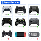 PlayVital Cutie Kitty Cute Thumb Grip Caps for PS5/4 Controller, Silicone Analog Stick Caps Cover for Xbox Series X/S, Thumbstick Caps for Switch Pro Controller - PJM3019