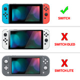 PlayVital Space Cat Protective Case for NS, Soft TPU Slim Case Cover for NS Joycon Console with Colorful ABXY Direction Button Caps - NTU6031