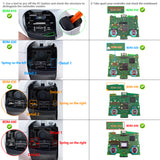 eXtremeRate Phantom Skull Front Housing Shell Compatible with ps5 Controller BDM-010/020/030/040, DIY Replacement Shell Custom Touch Pad Cover Compatible with ps5 Controller - ZPFT1104G3