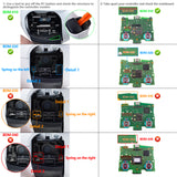 eXtremeRate Black Real Metal Buttons (RMB) Version RISE 2.0 Remap Kit for PS5 Controller BDM-010/020 - Rubberized Green - XPFJ7008