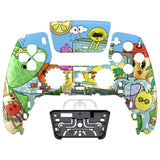 eXtremeRate Fruity Party Front Housing Shell Compatible with ps5 Controller BDM-010/020/030/040, DIY Replacement Shell Custom Touch Pad Cover Compatible with ps5 Controller - ZPFR010G3