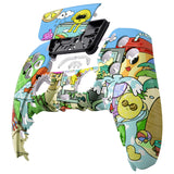 eXtremeRate Fruity Party Front Housing Shell Compatible with ps5 Controller BDM-010/020/030/040, DIY Replacement Shell Custom Touch Pad Cover Compatible with ps5 Controller - ZPFR010G3
