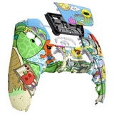 eXtremeRate Fruity Party Front Housing Shell Compatible with ps5 Controller BDM-010/020/030/040, DIY Replacement Shell Custom Touch Pad Cover Compatible with ps5 Controller - ZPFR010G3