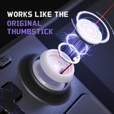 eXtremeRate Replacement Thumbsticks with Original Touch Sensing for Steam Deck LCD & OLED - Frosted White - GGBSDM002