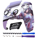 eXtremeRate LUNA Redesigned Front Shell with Touchpad for PS5 Controller BDM-010/020/030/040/050/060 - Neko Mecha - GHPFR007G4
