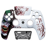 eXtremeRate LUNA Redesigned Front Shell with Touchpad for PS5 Controller BDM-010/020/030/040/050 - Clown HAHAHA - GHPFT001
