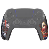 PlayVital Ghost of Samurai Anti-Skid Sweat-Absorbent Controller Grip for PS5 Controller - PFPJ134