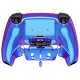 eXtremeRate Chameleon Purple Blue Remappable RISE4 Remap Kit for PS5 Controller BDM-030/040, Upgrade Board & Redesigned Back Shell & 4 Back Buttons for PS5 Controller - Controller NOT Included - YPFP3008G3