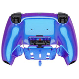 eXtremeRate Chameleon Purple Blue Remappable RISE4 Remap Kit for PS5 Controller BDM-030, Upgrade Board & Redesigned Back Shell & 4 Back Buttons for PS5 Controller - Controller NOT Included - YPFP3008G3