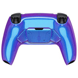 eXtremeRate Chameleon Purple Blue Remappable RISE4 Remap Kit for PS5 Controller BDM-030/040, Upgrade Board & Redesigned Back Shell & 4 Back Buttons for PS5 Controller - Controller NOT Included - YPFP3008G3