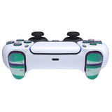 eXtremeRate Replacement D-pad R1 L1 R2 L2 Triggers Share Options Face Buttons, Chameleon Green Purple Full Set Buttons Compatible with ps5 Controller BDM-030/040 - Controller NOT Included - JPF1002G3