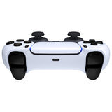 eXtremeRate Replacement D-pad R1 L1 R2 L2 Triggers Share Options Face Buttons, Chrome Black Full Set Buttons Compatible with ps5 Controller BDM-030/040 - Controller NOT Included - JPF2008G3