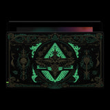 Custom Faceplate for Nintendo Switch Dock - Glow in Dark - Totem of Kingdom Black - FDT109