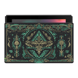 Custom Faceplate for Nintendo Switch Dock - Glow in Dark - Totem of Kingdom Black - FDT109