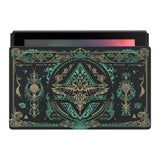 Custom Faceplate for Nintendo Switch Dock - Glow in Dark - Totem of Kingdom Black - FDT109