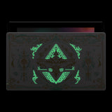 Custom Faceplate for Nintendo Switch Dock - Glow in Dark - Totem of Kingdom White - FDT110