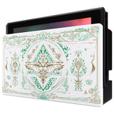 Custom Faceplate for Nintendo Switch Dock - Glow in Dark - Totem of Kingdom White - FDT110