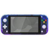 eXtremeRate Gradient Translucent Bluebell DIY Replacement Shell for Nintendo Switch Lite, NSL Handheld Controller Housing with Screen Protector, Custom Case Cover for Nintendo Switch Lite - DLP317
