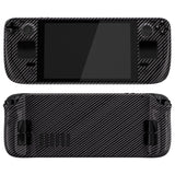 eXtremeRate Replacement Graphite Carbon Fiber Pattern Full Set Shell with Buttons for Steam Deck Console - QESDS002