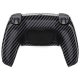 eXtremeRate Graphite Carbon Fiber Pattern Back Paddles Remappable RISE Remap Kit for PS5 Controller BDM-030/040, Upgrade Board & Redesigned Back Shell & Back Buttons Attachment for PS5 Controller - Controller NOT Included - XPFS2002G3