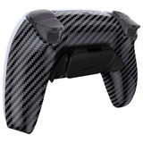 eXtremeRate Graphite Carbon Fiber Pattern Back Paddles Remappable RISE Remap Kit for PS5 Controller BDM-030/040, Upgrade Board & Redesigned Back Shell & Back Buttons Attachment for PS5 Controller - Controller NOT Included - XPFS2002G3