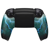 PlayVital Green Storm Thunder Anti-Skid Sweat-Absorbent Controller Grip for PS5 Controller - PFPJ128