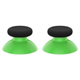 eXtremeRate Green & Black Replacement Thumbsticks for Xbox Series X/S Controller, for Xbox One Standard Controller Analog Stick, Custom Joystick for Xbox One X/S, for Xbox One Elite Controller - JX3434