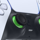 eXtremeRate Green & Black Dual-Color Replacement Thumbsticks for PS5 Controller, Custom Analog Stick Joystick Compatible with PS5, for PS4 All Model Controller - JPF636