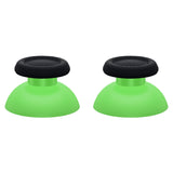 eXtremeRate Green & Black Dual-Color Replacement Thumbsticks for PS5 Controller, Custom Analog Stick Joystick Compatible with PS5, for PS4 All Model Controller - JPF636
