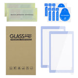 eXtremeRate 2 Pack Light Violet Border Transparent HD Saver Protector Film, Tempered Glass Screen Protector for Nintendo Switch Lite [Anti-Scratch, Anti-Fingerprint, Shatterproof, Bubble-Free] - HL715