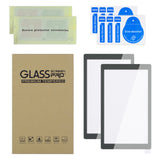 eXtremeRate 2 Pack Gray Border Transparent HD Saver Protector Film, Tempered Glass Screen Protector for Nintendo Switch Lite [Anti-Scratch, Anti-Fingerprint, Shatterproof, Bubble-Free] - HL731