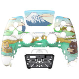 eXtremeRate Hot Spring Kitties Front Housing Shell Compatible with ps5 Controller BDM-010/020/030/040, DIY Replacement Shell Custom Touch Pad Cover Compatible with ps5 Controller - ZPFR007G3