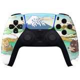 eXtremeRate Hot Spring Kitties Front Housing Shell Compatible with ps5 Controller BDM-010/020/030/040, DIY Replacement Shell Custom Touch Pad Cover Compatible with ps5 Controller - ZPFR007G3