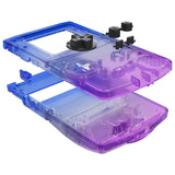 eXtremeRate IPS Ready Upgraded Gradient Translucent Bluebell GBC Replacement Shell Full Housing Cover w/ Buttons for Gameboy Color – Fit for GBC OSD IPS & Regular IPS & Standard LCD – Console & IPS Screen NOT Included - QCBP3015