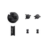eXtremeRate Black GBC Replacement Full Set Buttons for Gameboy Color - Handheld Game Console NOT Included - JCB4008
