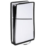 PlayVital Vertical Dust Cover for ps5 Slim Digital Edition(The New Smaller Design), Transparent Dust Proof Protector Waterproof Cover Sleeve for ps5 Slim Console - JKSPFM003