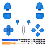 eXtremeRate Replacement D-pad R1 L1 R2 L2 Triggers Share Options Face Buttons, Orange Full Set Buttons Compatible with ps5 Controller BDM-030/040/050 - Controller NOT Included - JPF1005G3