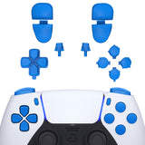 eXtremeRate Replacement D-pad R1 L1 R2 L2 Triggers Share Options Face Buttons, Orange Full Set Buttons Compatible with ps5 Controller BDM-030 - Controller NOT Included - JPF1005G3